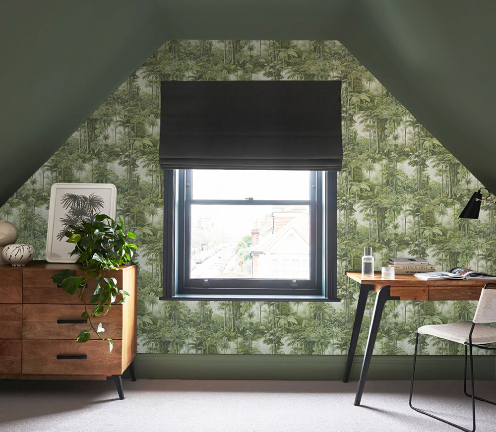 Tapete, grün, Palmen, Dschungel, 127914, Arboretum, Graham Brown Premium