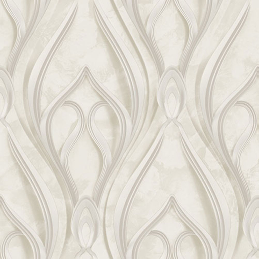 Luxustapete, Grau-Beige, Ornamente, Z16729, Murella 100, Zambaiti Parati