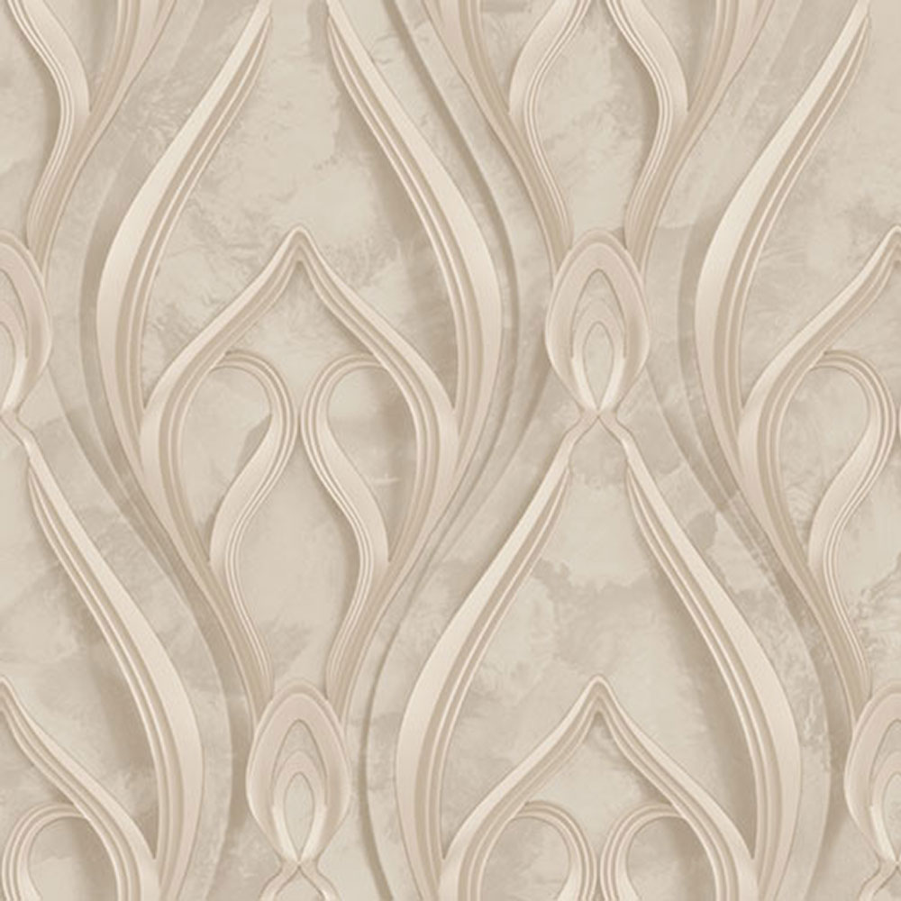 Luxustapete, Grau-Beige, Ornamente, Z16732, Murella 100, Zambaiti Parati