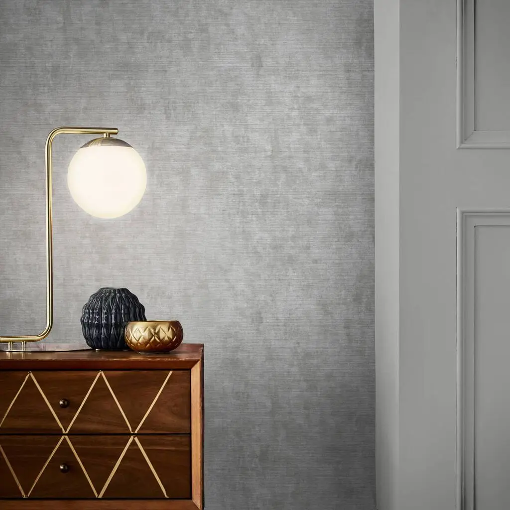 Tapete, grau-silber, 120619, Arboretum, Graham Brown Premium