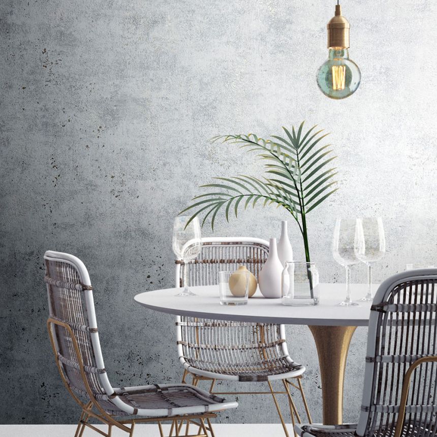 Tapete, Grau-Beige, Stuck, 34620, Terra, Marburg