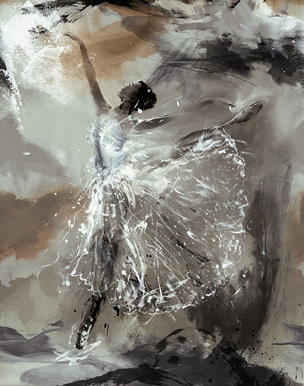 Bildtapete, Ballerina, 35097, City Romance, Marburg