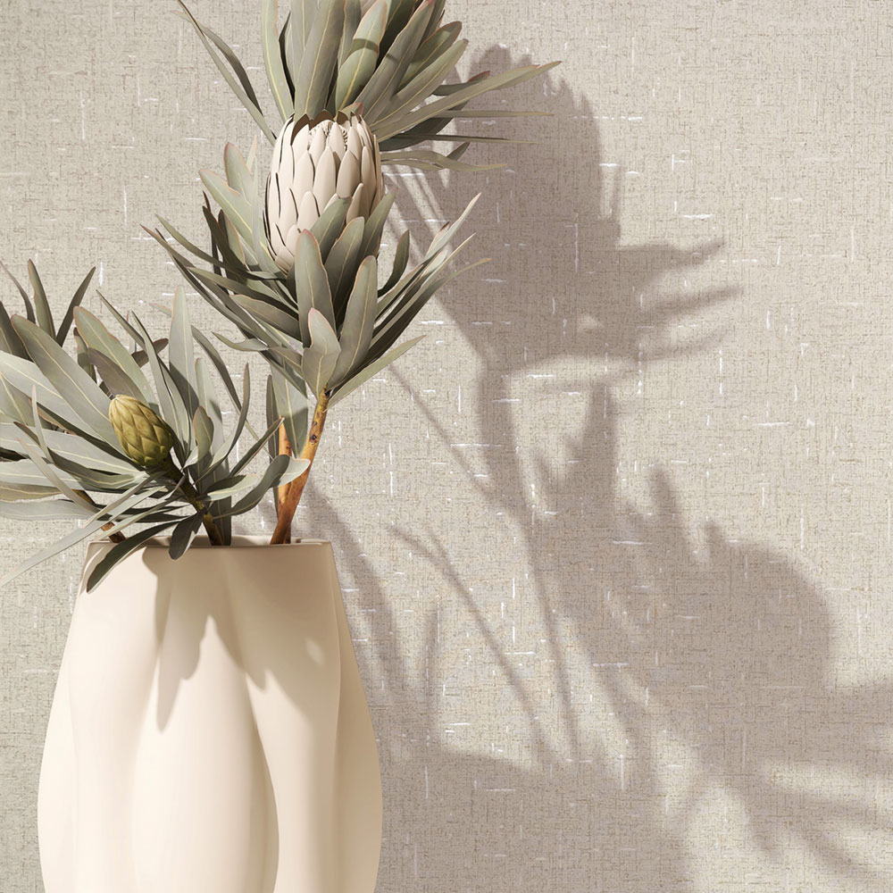 Tapete, beige, Stoffoptik, 35107, City Romance, Marburg