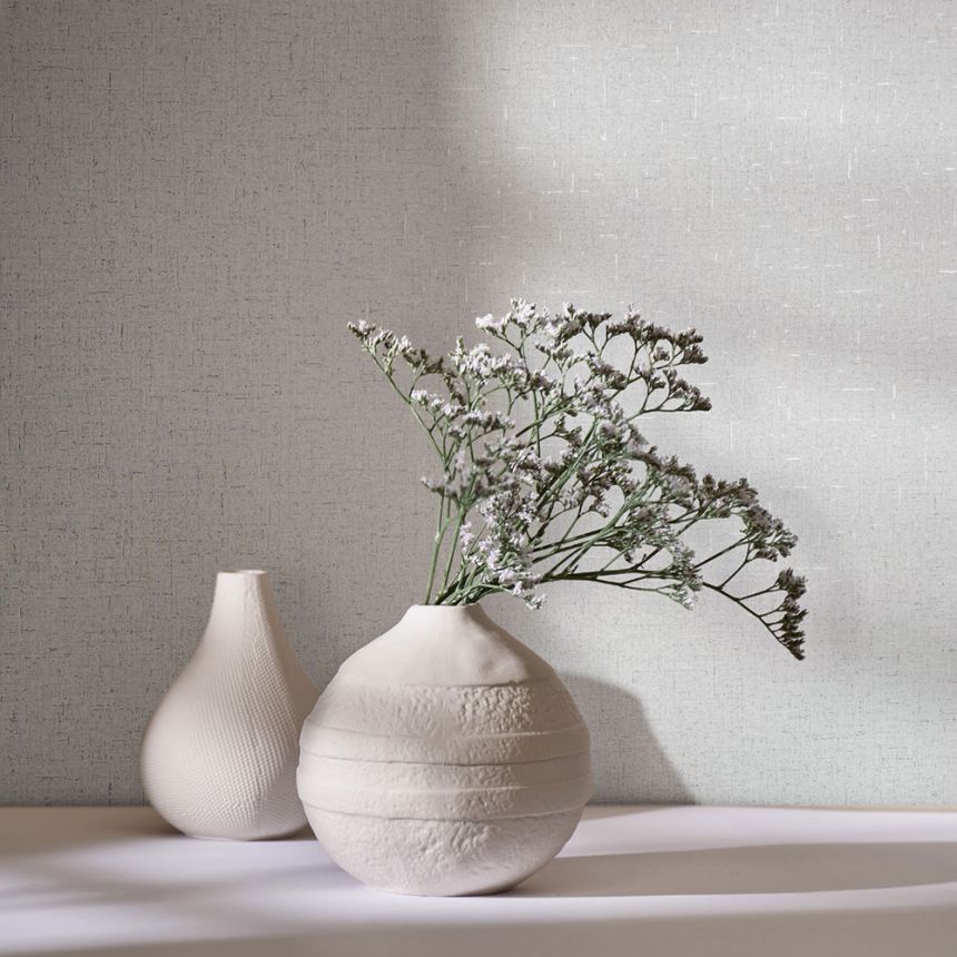 Tapete, creme, Stoffoptik, 35109, City Romance, Marburg