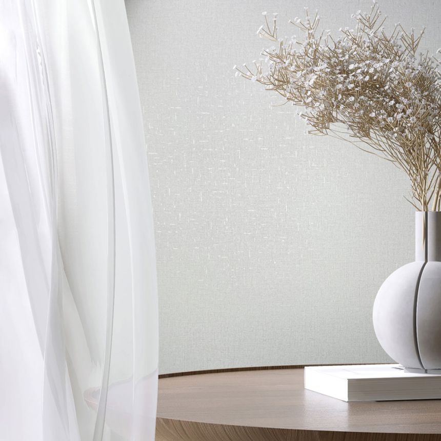 Tapete, weiß, Stoffoptik, 35115, City Romance, Marburg