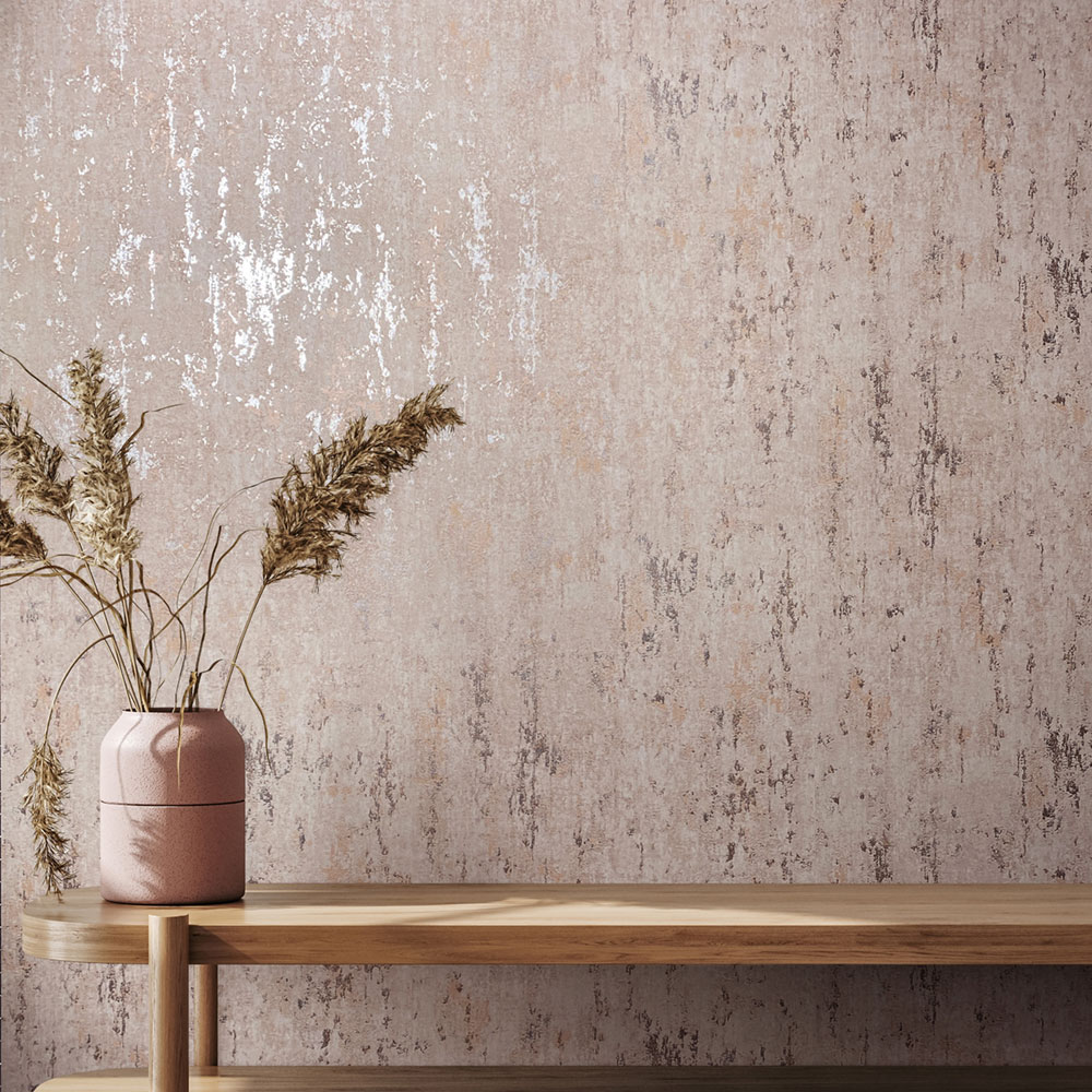 Tapete, beige-rosa, Stuckputz, 35124, City Romance, Marburg