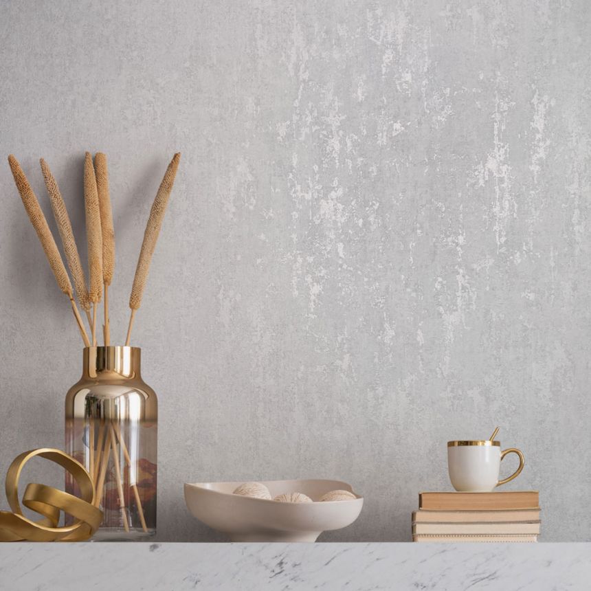 Tapete, weiß, Stuckputz, 35126, City Romance, Marburg