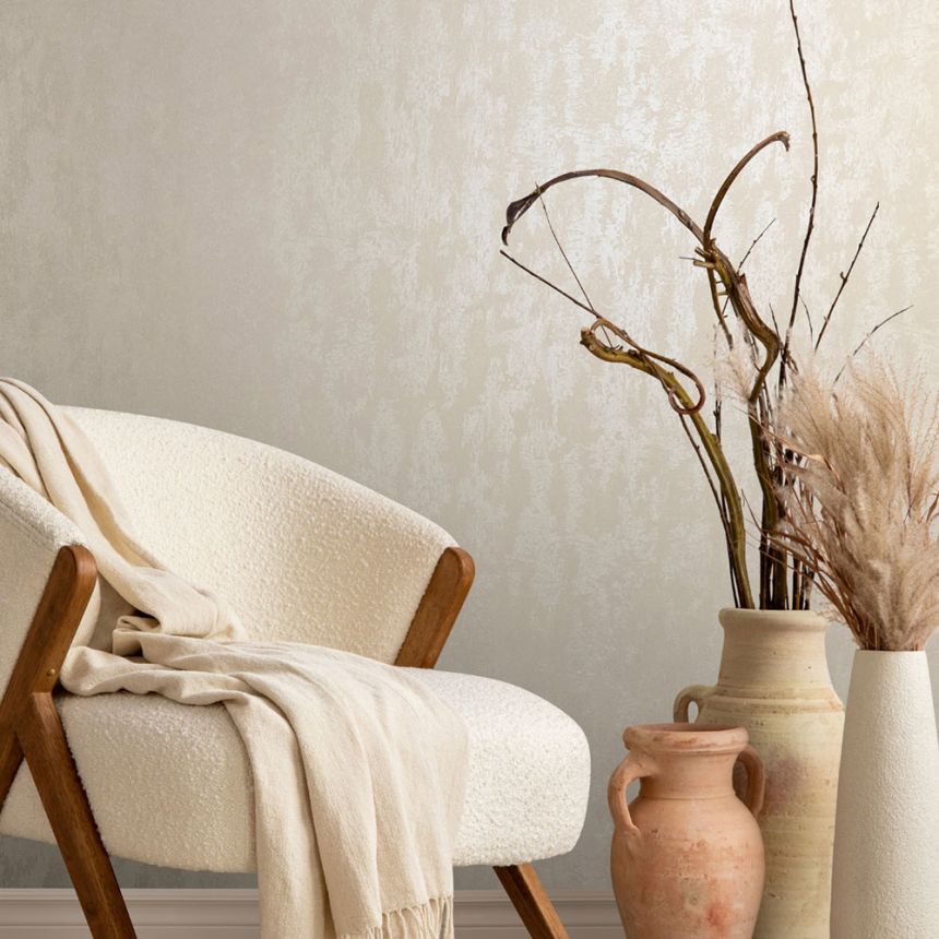 Tapete, beige, Stuckputz, 35128, City Romance, Marburg