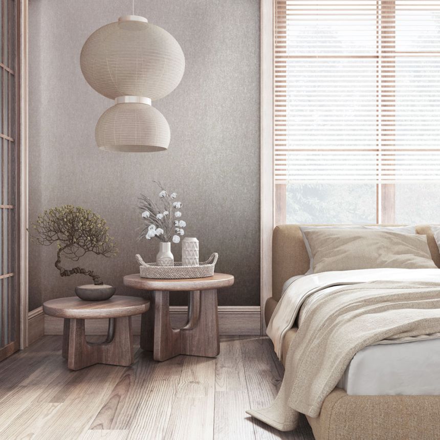 Tapete, grau, Stuckputz, 35134, City Romance, Marburg