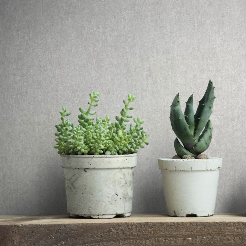 Tapete, grau, Stuckputz, 35137, City Romance, Marburg