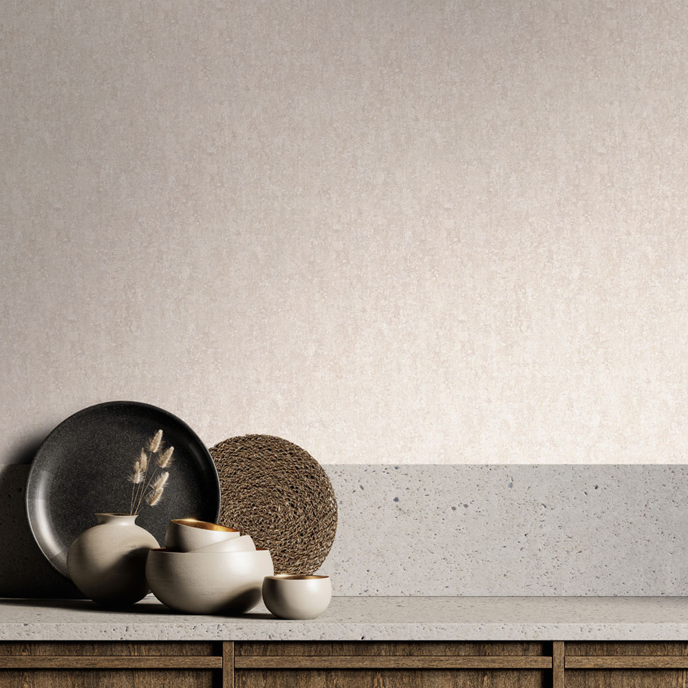 Tapete, beige, Stuckputz, 35138, City Romance, Marburg