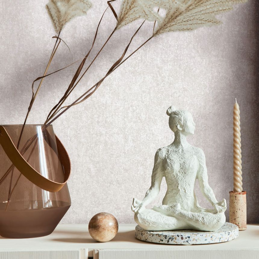 Tapete, grau-weiß, Stuckputz, 35140, City Romance, Marburg