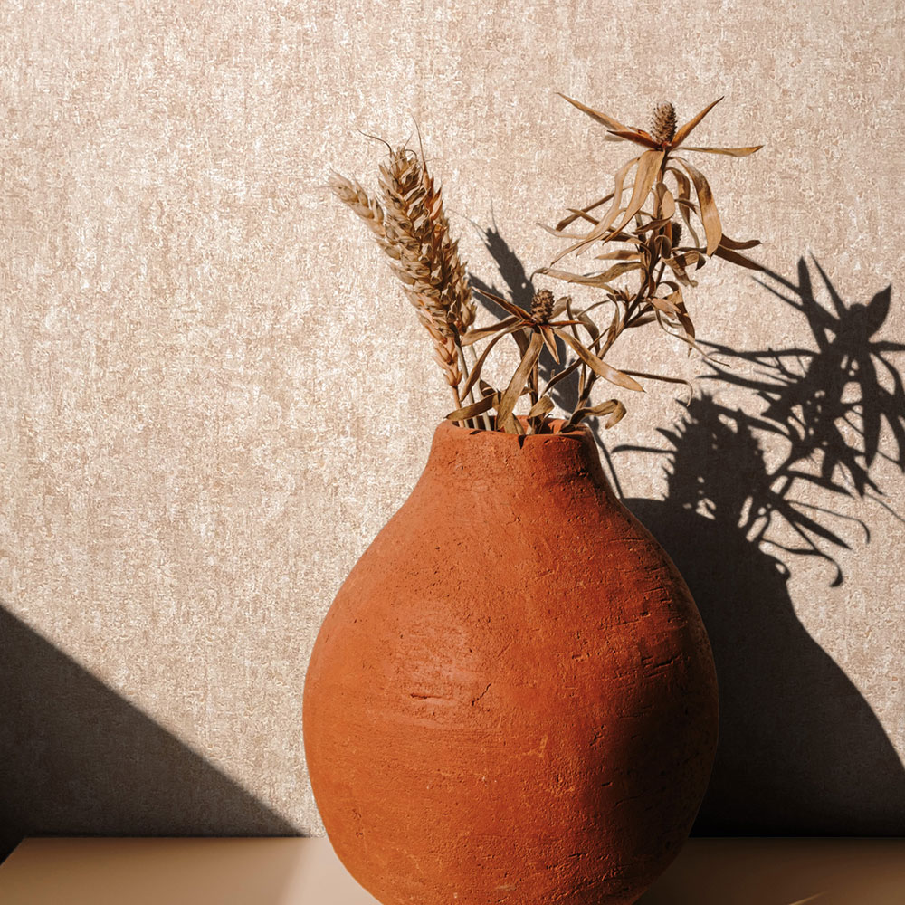 Tapete, beige, Stuckputz, 35141, City Romance, Marburg