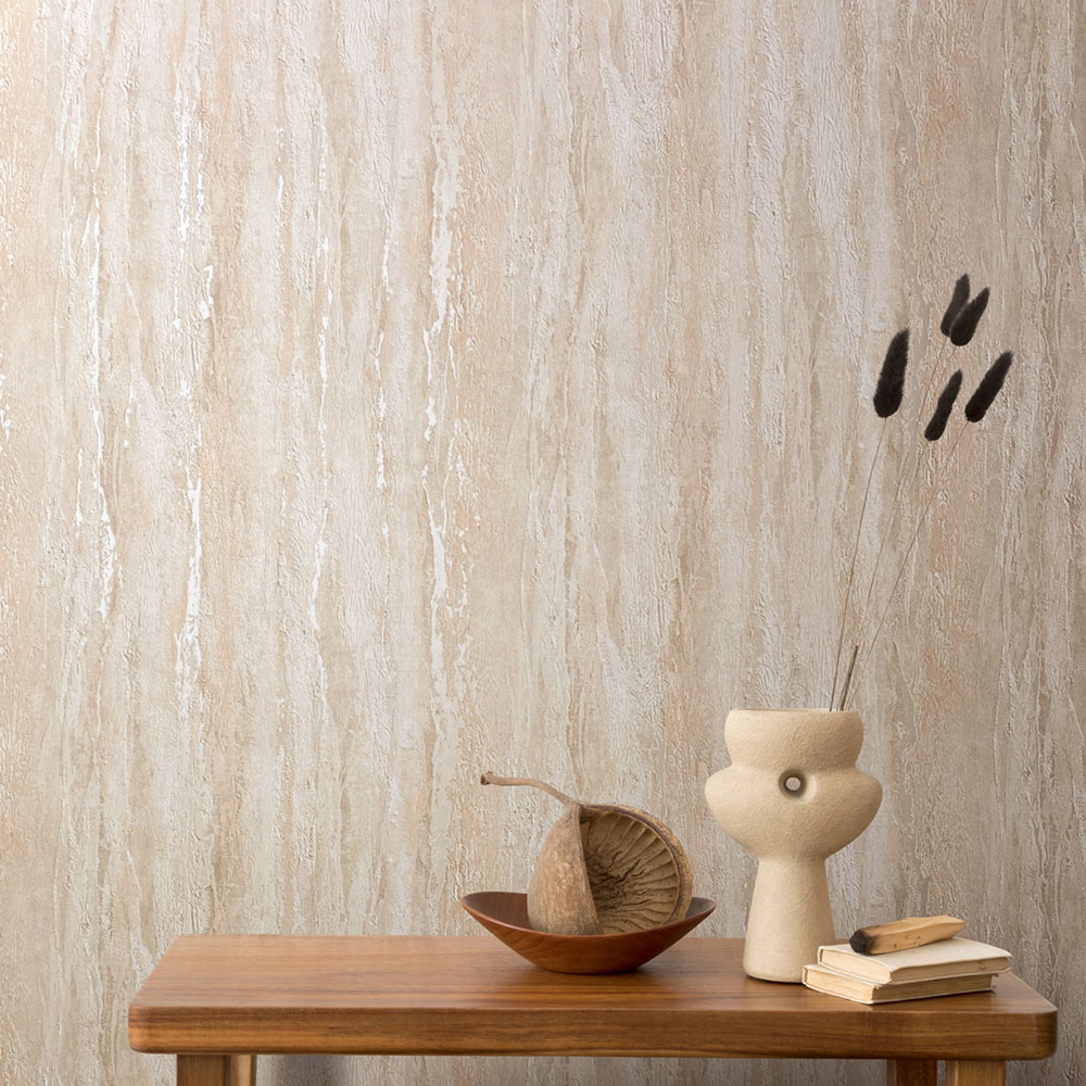 Tapete, beige-rosa, Stuckputz, 35154, City Romance, Marburg