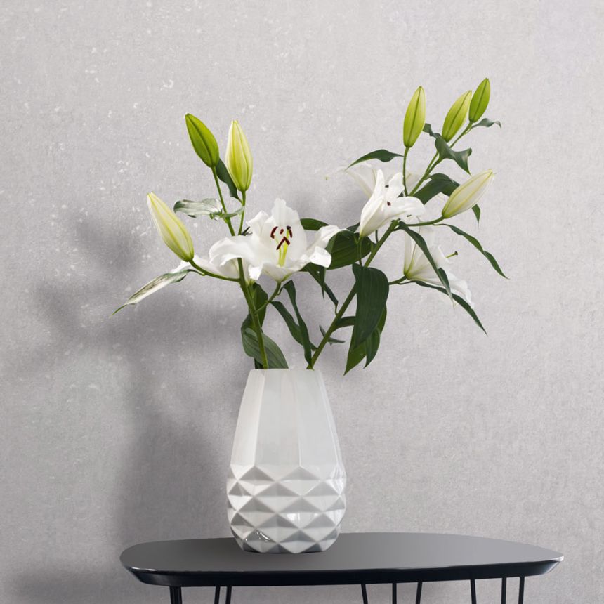 Tapete, weiß, Stuckputz, 35161, City Romance, Marburg