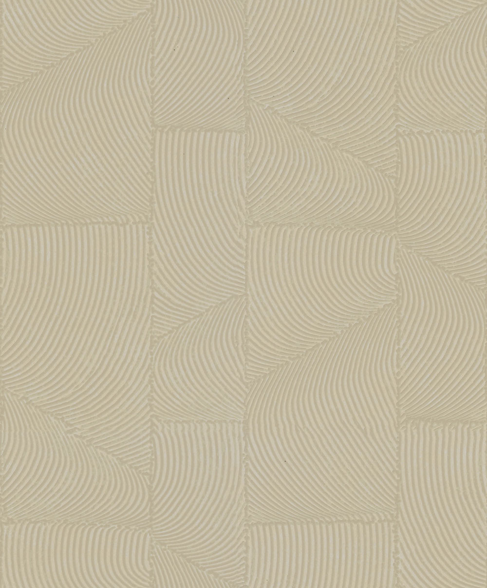 Tapete, Braun-Beige, Grafisches 3D-Muster, 34643, Terra, Marburg