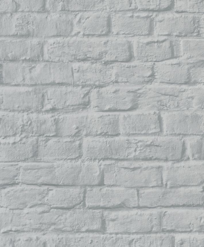 Tapete, Grau, Ziegel, Ziegelwand, 34167, Loft Superior, Marburg