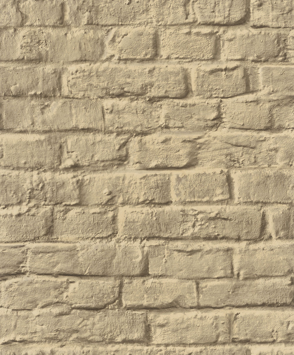 Tapete, Beige-Braun, Ziegel, Ziegelwand, 34169, Loft Superior, Marburg