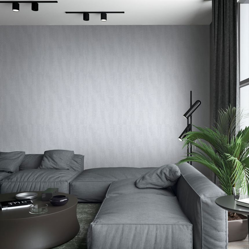 Tapete, Grau, Textiloptik, 34173, Kumano, Loft Superior, Marburg