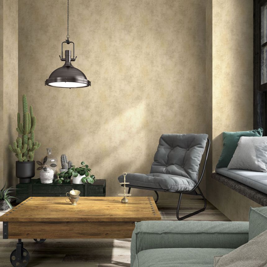 Tapete, Braun, Spachteloptik, 34190, Loft Superior, Marburg