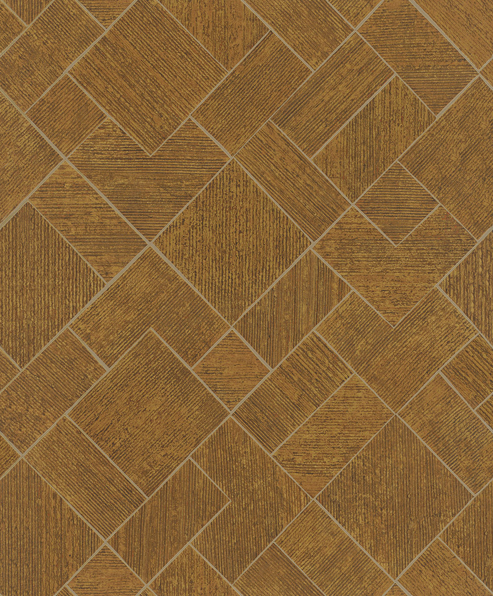 Tapete, braun-gold, geometrisches Muster, 35513, Ritus, Marburg