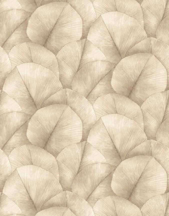 Fototapete, beige, Blätter, 34597, Kumano, Marburg