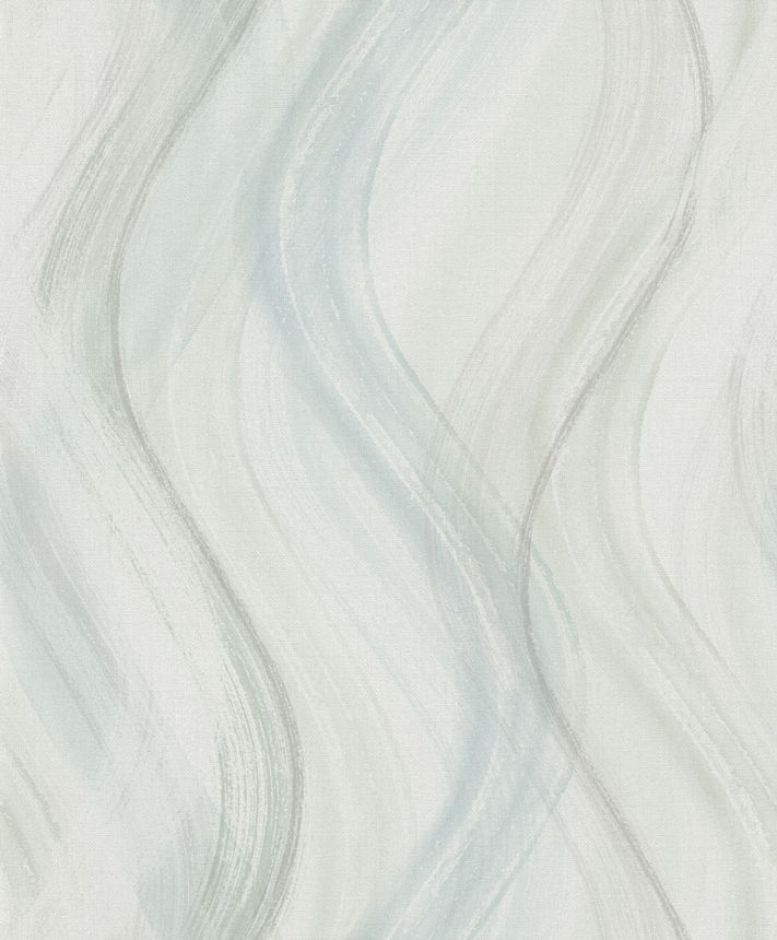 Tapete, Grau-Blau-Grün, Wellen, 32442, Shades, Marburg