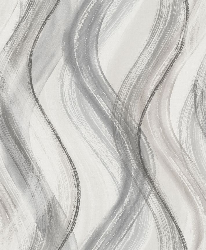 Tapete, Grau-Beige, Wellen, 32446, Shades, Marburg