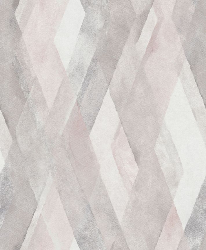 Geometrische Tapete, Grau-Rosa, 32449, Shades, Marburg