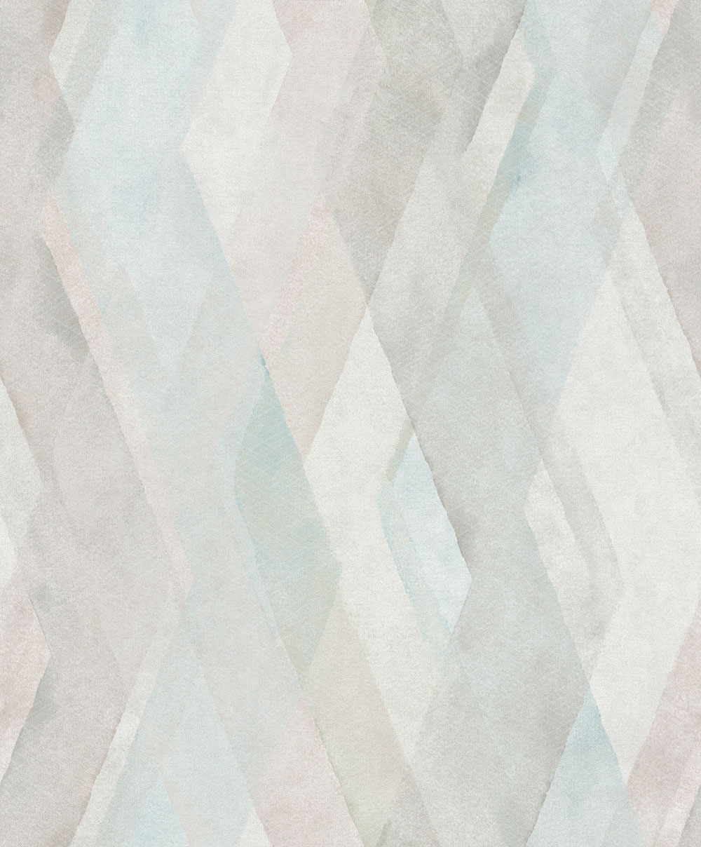 Geometrische Tapete, Beige-Rosa-Türkis, 32451, Shades, Marburg