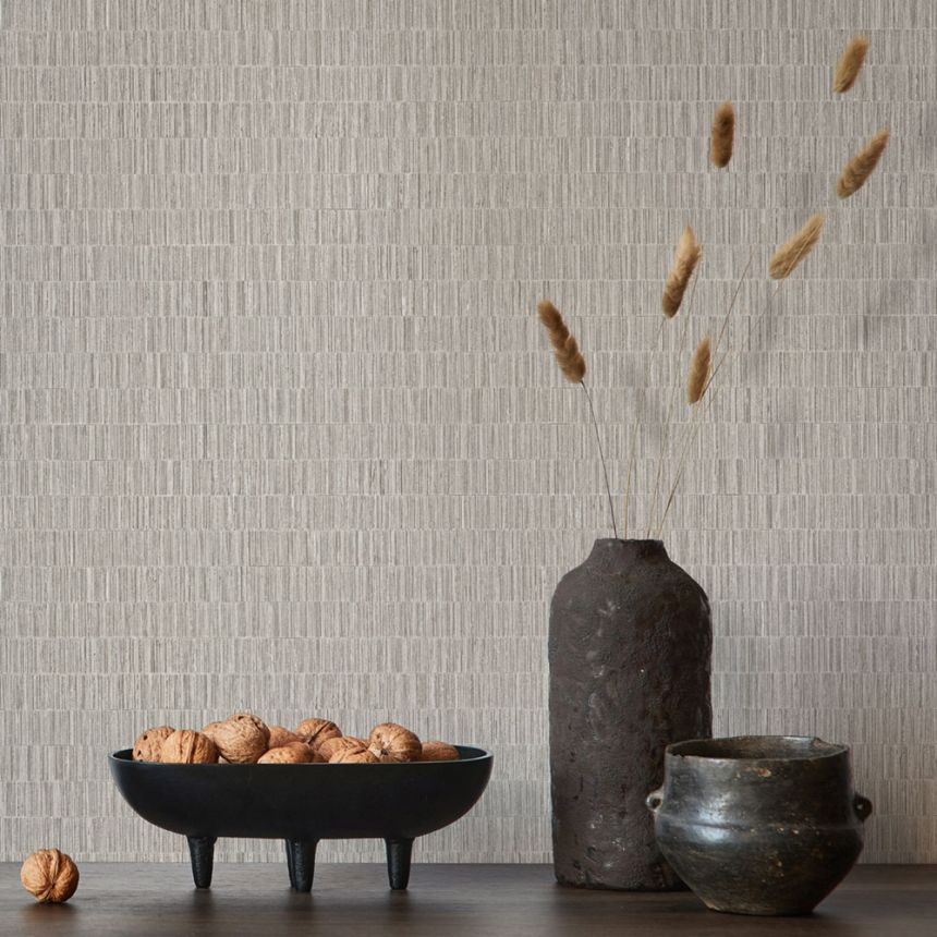 Tapete, braun-beige, Textur, Streifen, 35365, Timber, Marburg