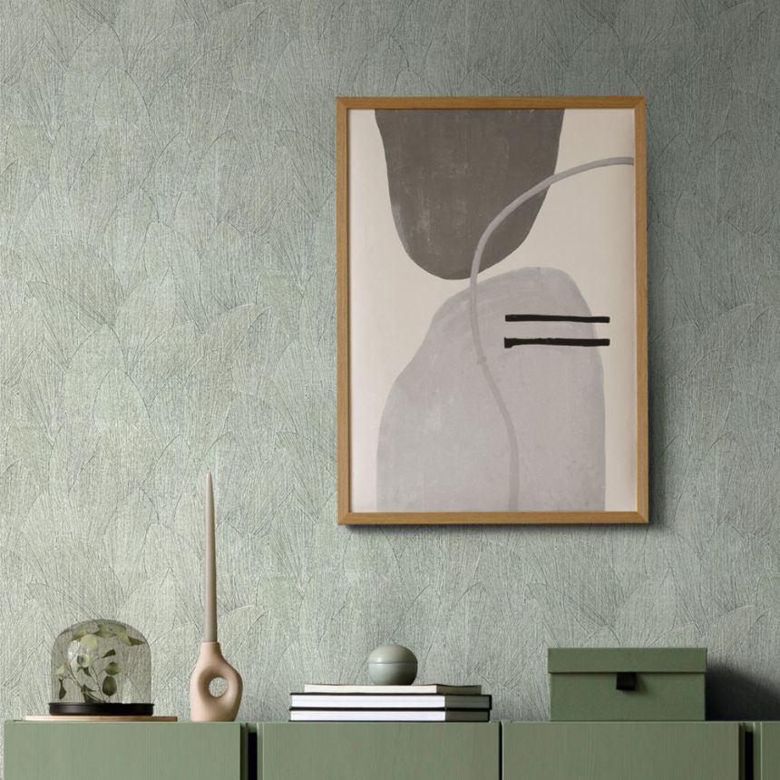 Tapete, grün, Blätter, 35377, Timber, Marburg