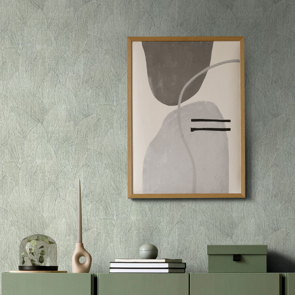 Tapete, grün, Blätter, 35377, Timber, Marburg