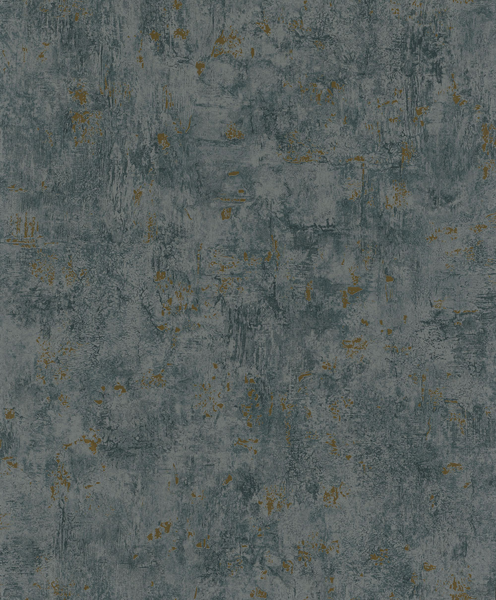 Tapete, Schwarz-Gold, Beton, Stuck, 82373, Naomi, Novamur
