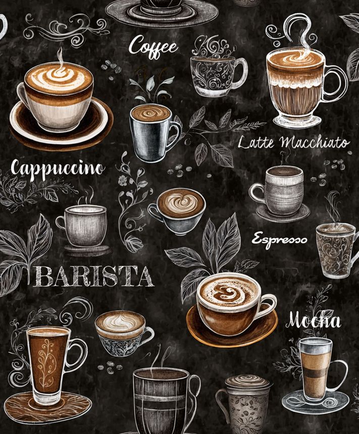 Tapete, Schwarz, Kaffee, 89045, Naomi, Novamur