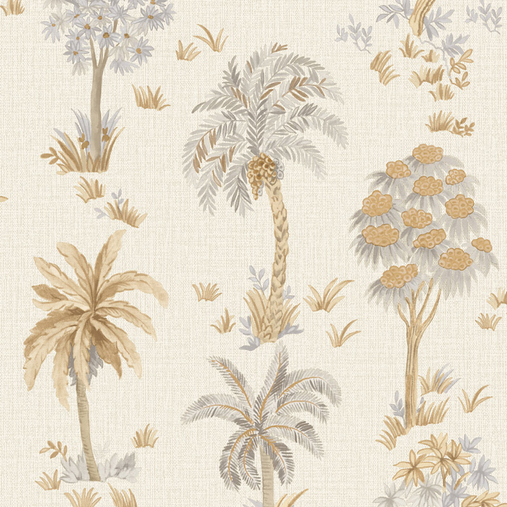 Luxustapete, Creme, Bäume, Z70710, Marrakech, Zambaiti Parati