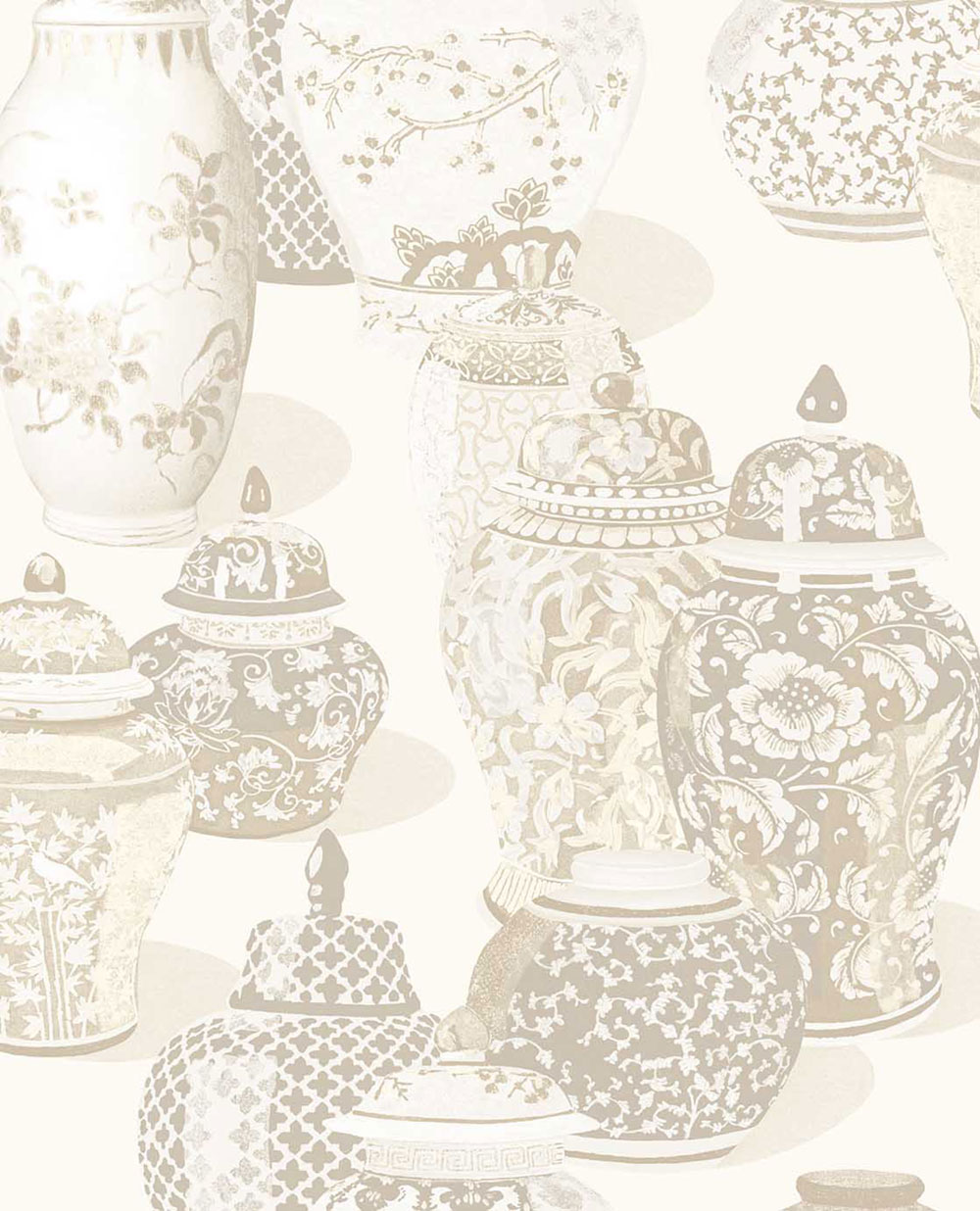 Tapete, 351211, Creme, Gefäße, Magnifique, Eijffinger