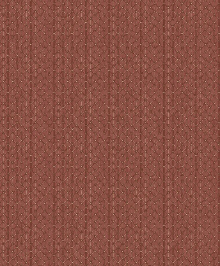 Geometrische Tapete, Rot, 351225, Magnifique, Eijffinger