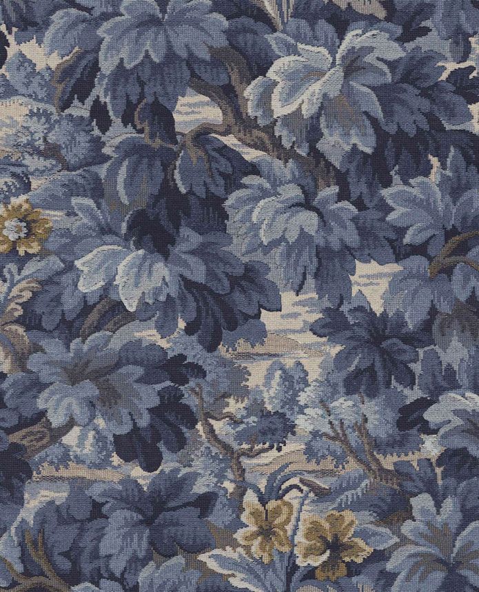 Tapete, Blau, Blätter, Bäume, 351242, Magnifique, Eijffinger