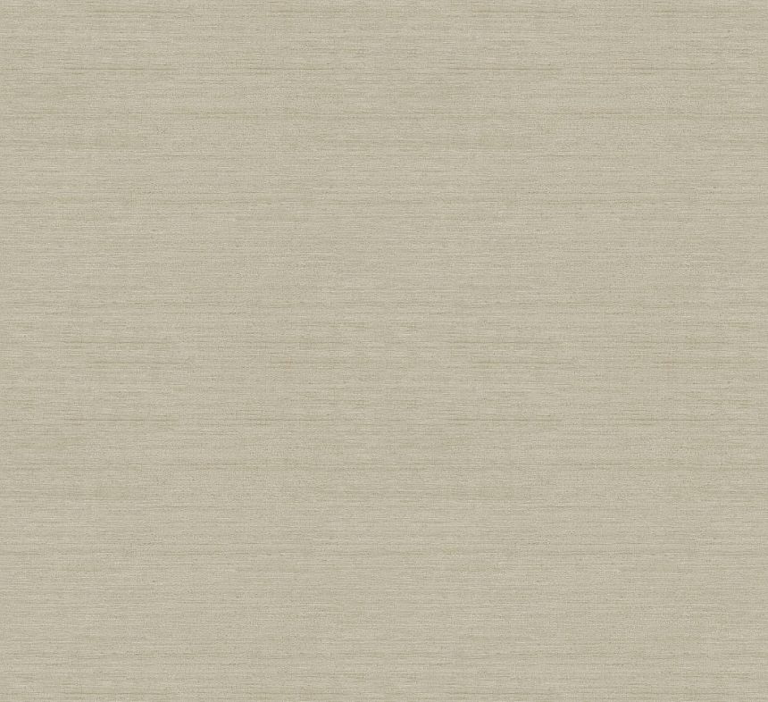 Gestreifte Tapete, grau, beige, Stoffoptik, RIC008, Serica, Traces, Masureel