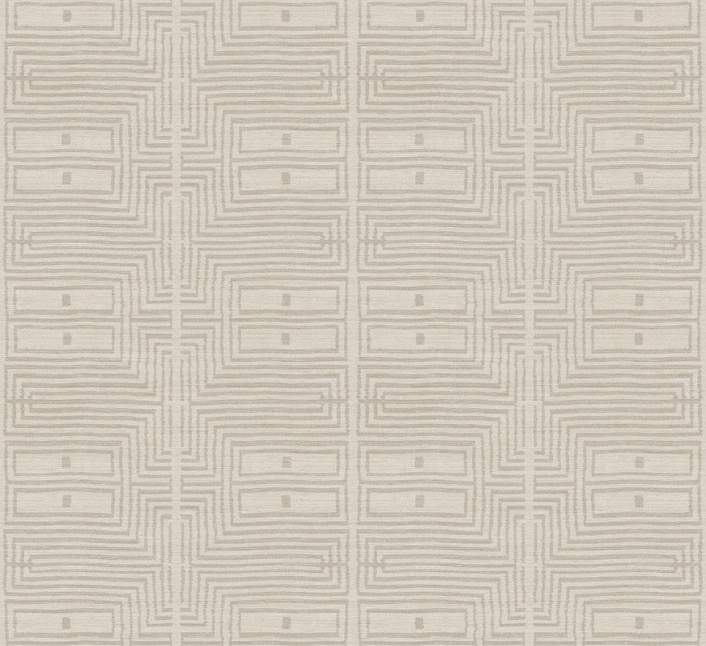 Tapete, Stoffoptik, Muster, beige, RIC304, Serica, Masureel