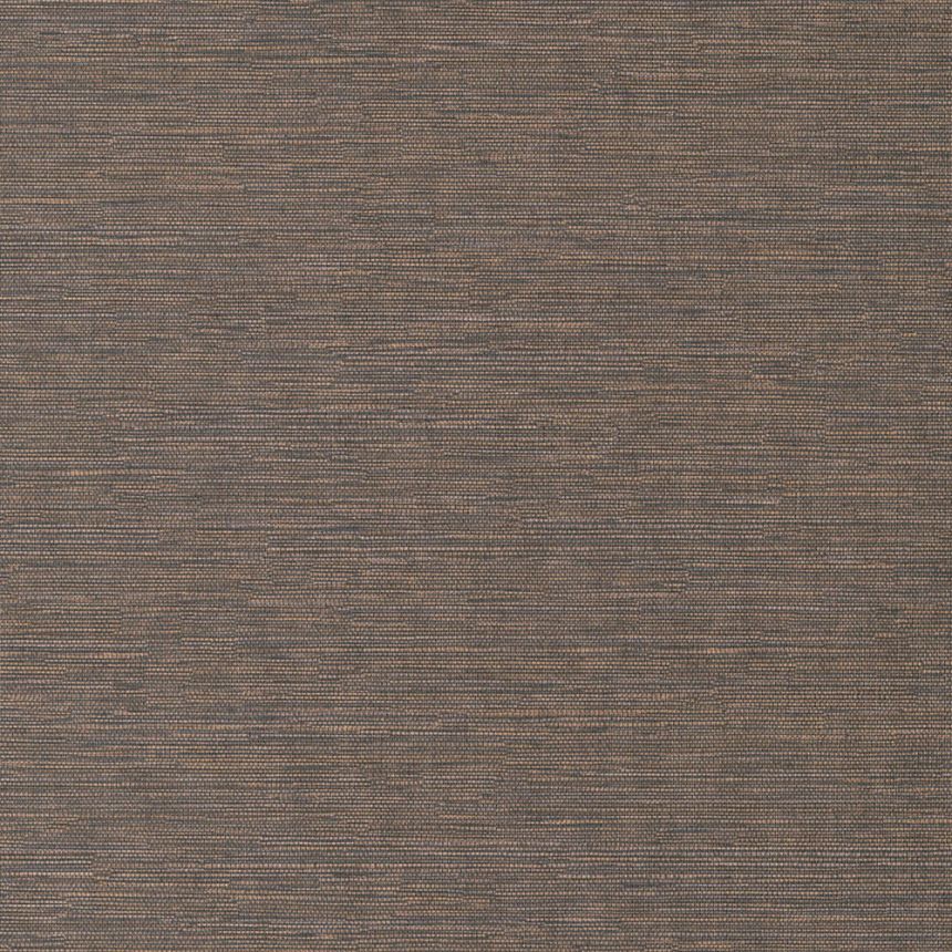 Feine Naturmatte auf Vliesträger, braun, schwarz, HPCSIS0004, Serica, Masureel