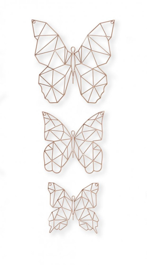 Metal decoration Flutter Metal Art 104034, Wall Art