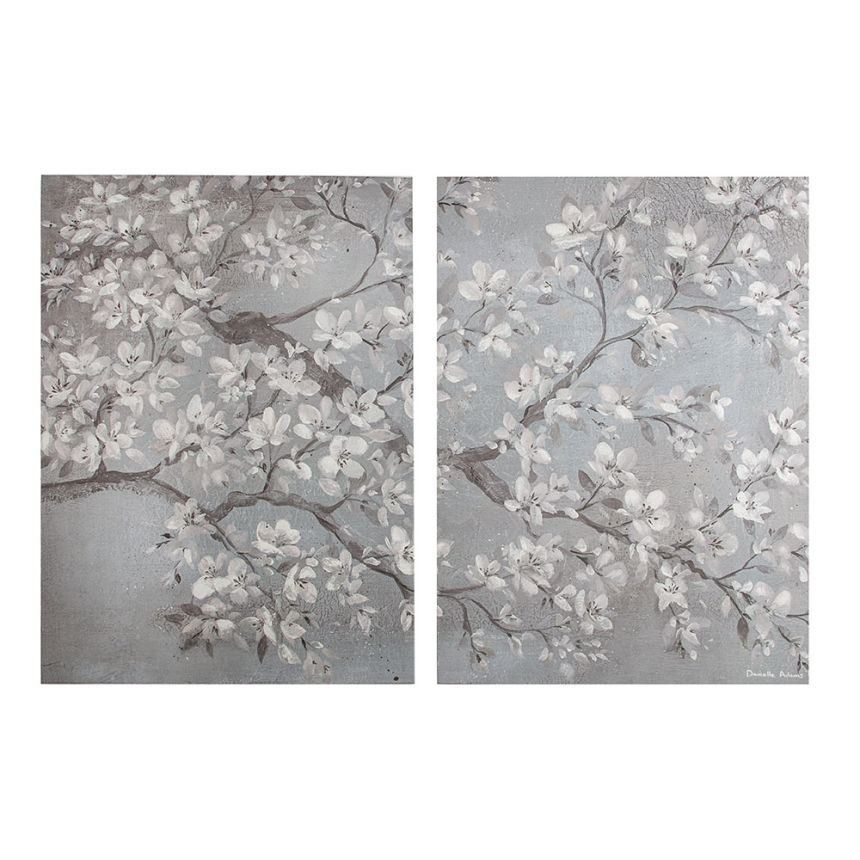 Set of frameless pictures 102805, Painting flowers, Wall Art, Graham Brown