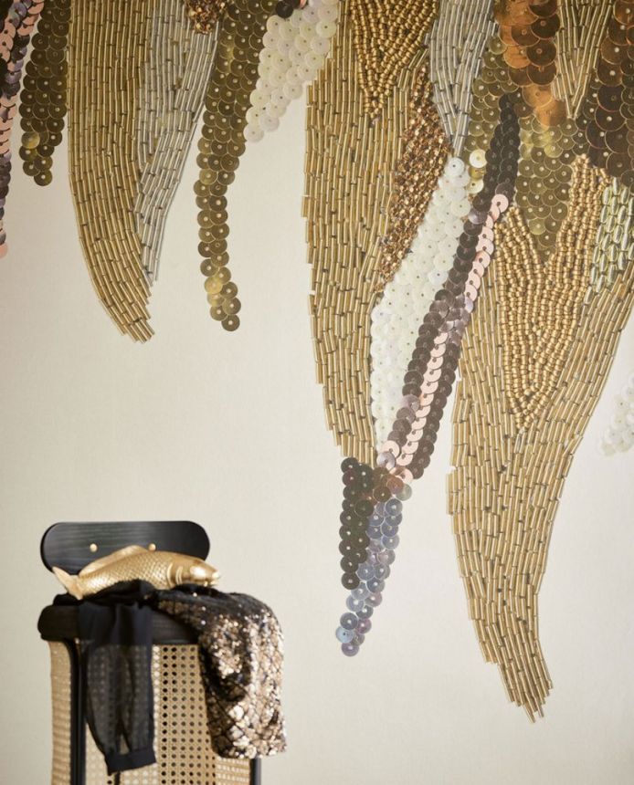 Vlies, Fototapete Pailletten, Perlen 307409, 280 x 280 cm, Museum, Eijffinger