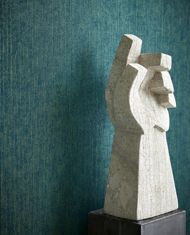 Vlies, Luxustapete Streifen flock, 307321, Museum, Eijffinger