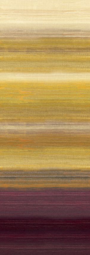 Fototapete, Stoffoptik, braun, gelb, Streifen, DGRIC204-260, Serica, Masureel
