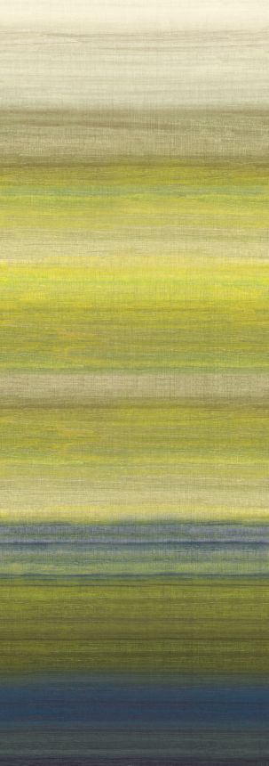 Fototapete, Stoffoptik, grün, blau, Streifen, DGRIC206-300, Serica, Masureel