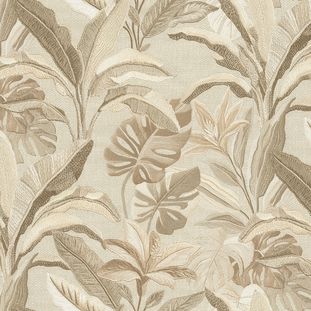Luxustapete, beige-gold, Blumen, Blätter, 73803, Tendenze, Emiliana Parati