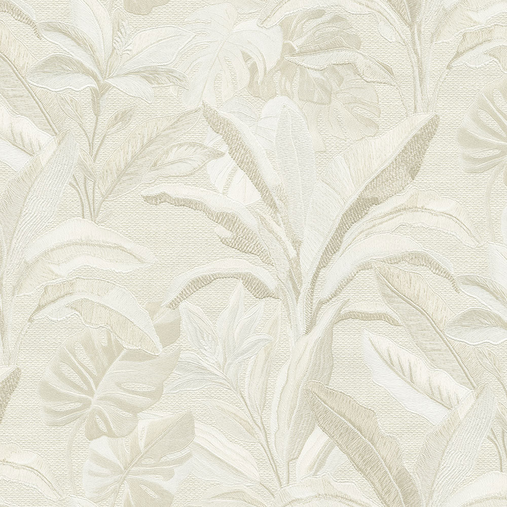 Luxustapete, cremefarben, Blumen, Blätter, 73805, Tendenze, Emiliana Parati